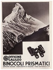 Pubblicita 1938 galileo usato  Biella