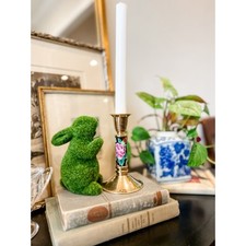 Cloisonne floral candlestick for sale  Opelika