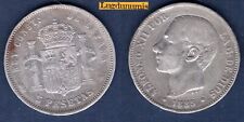 Espagne pesetas 1885 d'occasion  Lyon II