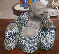 Statua terracotta smaltata. usato  Roma
