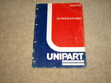 Unipart catalogue batteries. for sale  SITTINGBOURNE