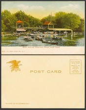 Cartão postal UB cor antiga EUA casa de barco Central Park New York Lake Boats comprar usado  Enviando para Brazil