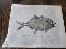 Original gyotaku fish for sale  USA