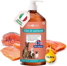 Olio salmone litro usato  Roma