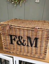 Large wicker hamper for sale  LYMINGTON