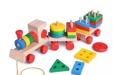 Wooden train pull for sale  LONDON
