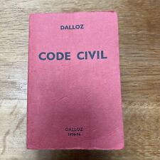 Dalloz code civil d'occasion  Saint-Lubin-des-Joncherets