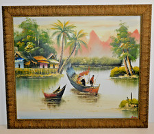 Vintage tropical landscape for sale  Fort Collins