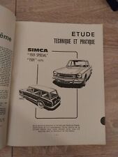 Revue technique simca d'occasion  Avignon