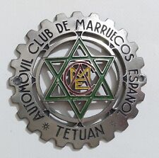61162 Badge Stemma Auto d'epoca - Automovil Club de Marruecos Espanol Tetuan, usado comprar usado  Enviando para Brazil