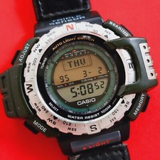 Usado, Relógio Casio Pathfinder raro sensor triplo trekking PRT-401 cal 1470 masculino vintage comprar usado  Enviando para Brazil