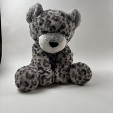 Animal Adventure Snow Leopard Pelúcia Cinza Branco Gato Adorável Brinquedo de Pelúcia 15"" comprar usado  Enviando para Brazil