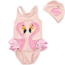 Costume bambine fenicotteri usato  Italia