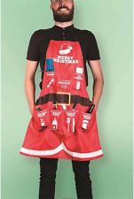 Christmas apron santa for sale  LANCING
