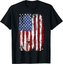Camiseta bandeira americana bandeira dos EUA Estados Unidos da América 4 de julho comprar usado  Enviando para Brazil