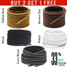 Shoe laces round for sale  STOCKPORT