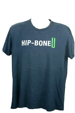 Camiseta masculina Hip Bone U cinza grande manga curta gola redonda algodão trombone comprar usado  Enviando para Brazil