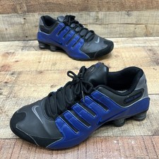 Tênis de corrida Nike Shox NZ preto/azul corrida masculino 378341-041 tamanho 11.5 comprar usado  Enviando para Brazil