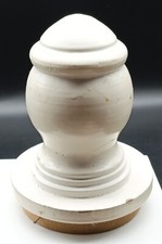 Usado, Topper decorativo vintage branco madeira acabamento Newel Post Top comprar usado  Enviando para Brazil