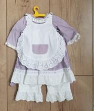 Puppenkleid handarbeit teilig gebraucht kaufen  Wismar-Umland