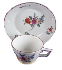 Xícara e pires antigos de porcelana cena floral do século XVIII Ludwigsburg comprar usado  Enviando para Brazil