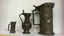 Antique pewter jugs for sale  AYLESBURY