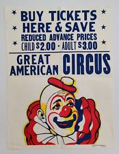 Great american circus for sale  NORWICH
