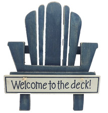 Blue wood welcome for sale  Ogden