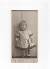 Używany, Zdjęcie CDV Urocza mała dziewczynka / Elżbieta Zachariae - Getynga 1916 na sprzedaż  Wysyłka do Poland