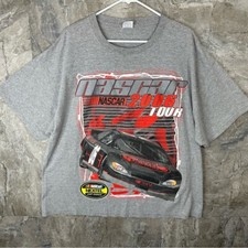 Camisa vintage nova com etiquetas NASCAR Nextel Cup Series 2006 Tour Schedule tamanho XL toda vintage comprar usado  Enviando para Brazil