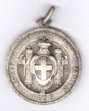 Medaglia argento lavoro usato  Virle Piemonte