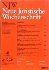 Njw 2025 juristische gebraucht kaufen  Heidelberg