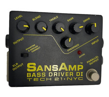 Pedal de efeitos TECH 21 SansAmp BASS Driver DI Ver.1 BASS em funcionamento, usado comprar usado  Enviando para Brazil