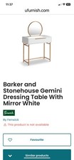 Barker stonehouse dressing for sale  STOKE-ON-TRENT