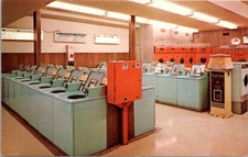 Vintage laundromat postcard for sale  La Mesa