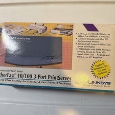 Servidor de impressão Linksys Etherfast 10/100 3 portas EPSX3 NOVO LACRADO comprar usado  Enviando para Brazil