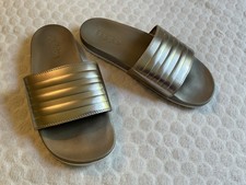 Adidas adilette silver for sale  WOKINGHAM