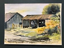 Vintage unframed farmyard for sale  MANCHESTER