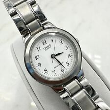 Usado, Relógio Casio feminino tom prata LTP-1131 funcionando, tamanho 5,5 pol comprar usado  Enviando para Brazil