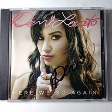 Demi Lovato assinado Here We Go Again CD livreto certificado de autenticidade Pop Diva, usado comprar usado  Enviando para Brazil