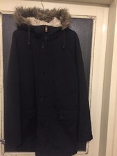 Parka color blu usato  Vicenza