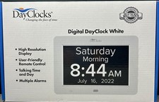 Digital clock white for sale  Defiance