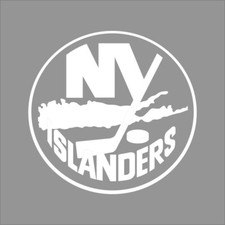 Adesivo adesivo vinil parede janela carro logotipo equipe NHL New York Islanders 1 cor comprar usado  Enviando para Brazil