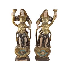 Angeli reggicero antichi usato  Cambiago