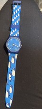 Relógio Swatch azul/branco pinguim precisa de bateria comprar usado  Enviando para Brazil
