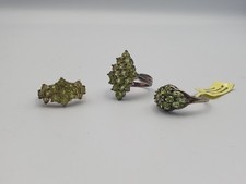 Sterling silver peridot for sale  LEEDS