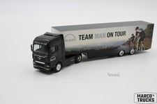 Usado, Caminhão semi-reboque Herpa MAN TGA XXL D20 caixa "Team MAN on Tour" 1:87 /HU23211 comprar usado  Enviando para Brazil