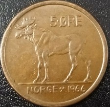Norvegia grossa moneta usato  Rho