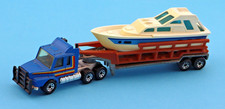 Matchbox Scania T 142 Low Bed Trailer mit Boot, usado comprar usado  Enviando para Brazil