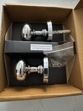 Chrome door knobs for sale  GLASGOW